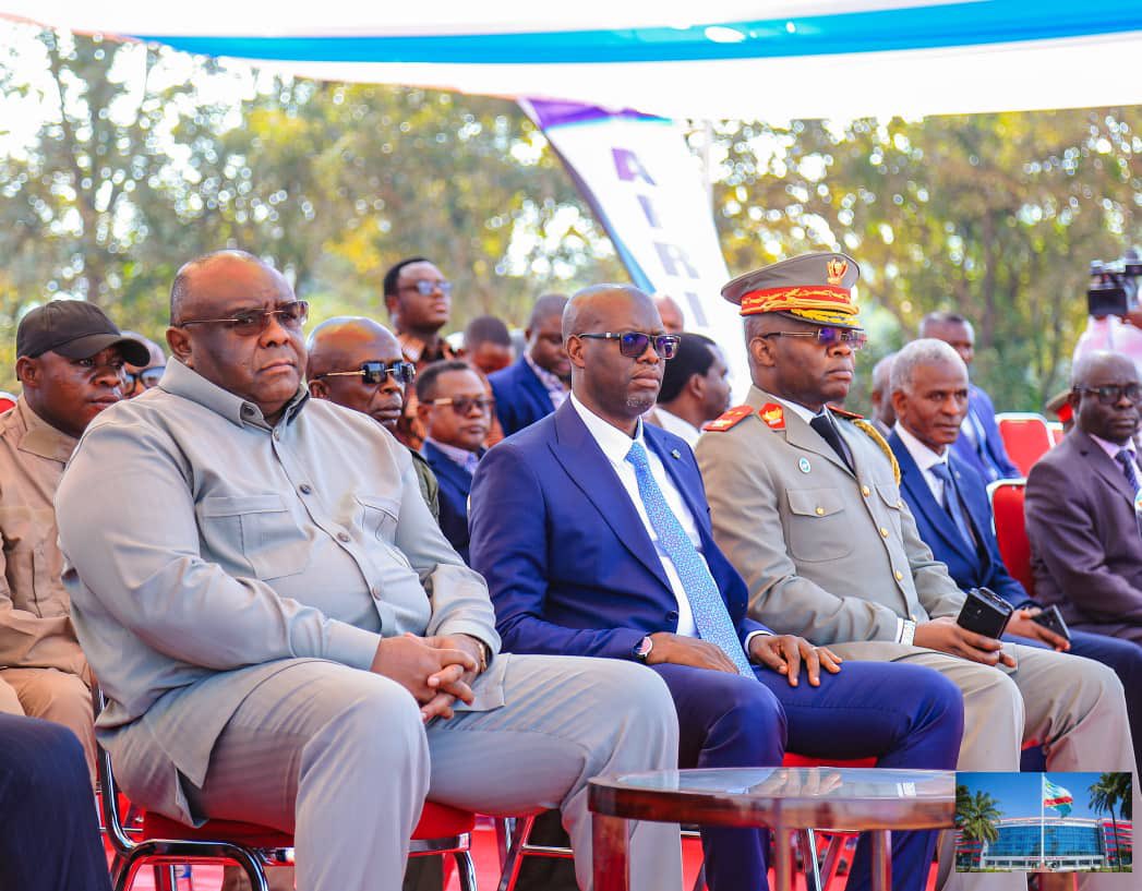 life_Info__'s tweet photo. 🇨🇩#RDC: Le Vice-premier Ministre, Ministre de la Défense Jean-Pierre Bemba s’est rendu dans la ville de #Likasi pour lancer les travaux de construction d’un complexe industriel de la défense, une infrastructure d’#Afridex, l’Africaine d'Explosifs partenaire de l’armée congolaise. https://t.co/dY2Wag8Tqu