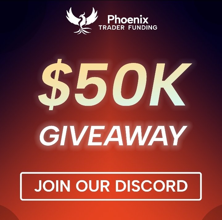 🎁$50k Account Account🎁 #Givewayalert Rules: Must follow @phoenixfunding @focuschip @taptapFX2 @pip_alchemist @SwiftTrader_10 Like Retweet and tag 3 friends join discord and drop screenshot 👇: discord.gg/H3cpW9TBRt Winner in 3 days ✅️