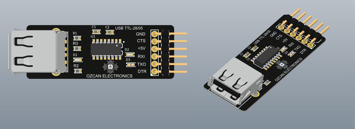 Geliştiricilerin vazgeçilmezi: #USBTTL dönüştürücüler! 💻 Kolay seri iletişim ve hızlı programlama için ideal. 💻🔌#EmbeddedSystems ve #IoT projelerinizde güvenle kullanın. 🌟#TechTools #Hardware #Electronics #MakerCommunity