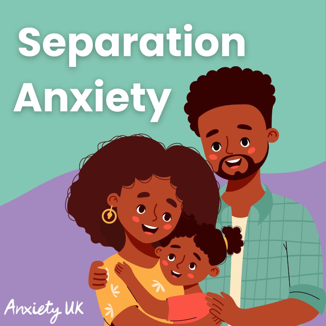 Does your child experience anxiety when separated from you? This could look like them refusing to sleep alone, clinging to you, or extreme crying to name a few...

To find out more separation anxiety symptoms see here:
anxietyuk.org.uk/anxiety-type/s… 

#separationanxiety #anxietyuk
