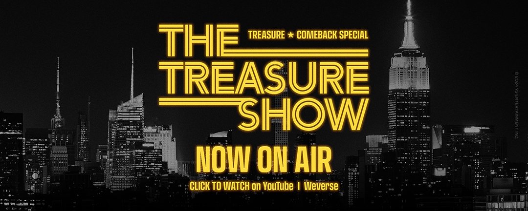 #TREASURE 'KING KONG' COMEBACK SPECIAL [THE TREASURE SHOW] THE TREASURE SHOW has started! 📡 TREASURE YouTube youtu.be/Jx1wyMaQzf0 📡 TREASURE Weverse weverse.io/treasure/live/… #트레저 #KINGKONG #THE_TREASURE_SHOW #NowOnAir #YouTube #Weverse #YG