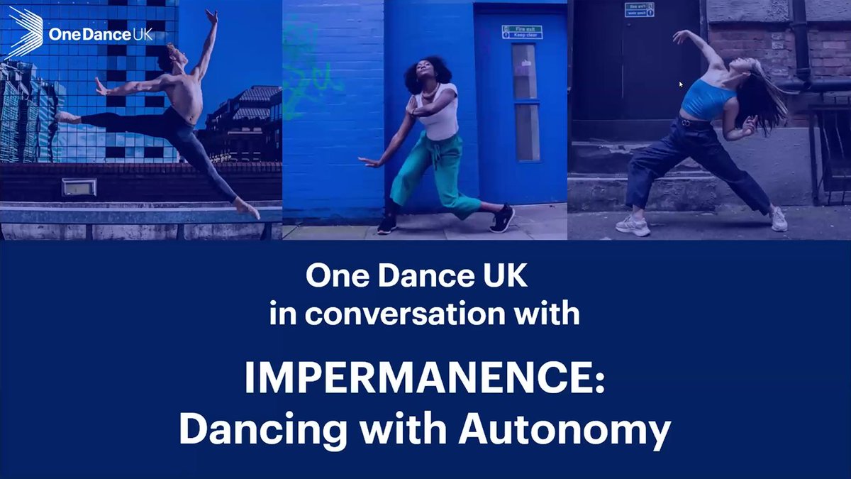 'One Dance UK in Conversation with IMPERMANENCE: Dancing with Autonomy' webinar recording is now available for our members 🙌 If you missed it, or want to revisit the conversation, watch the recording here: onedanceuk.org/resources/one-… Not a member? Sign up: onedanceuk.org/become-a-member
