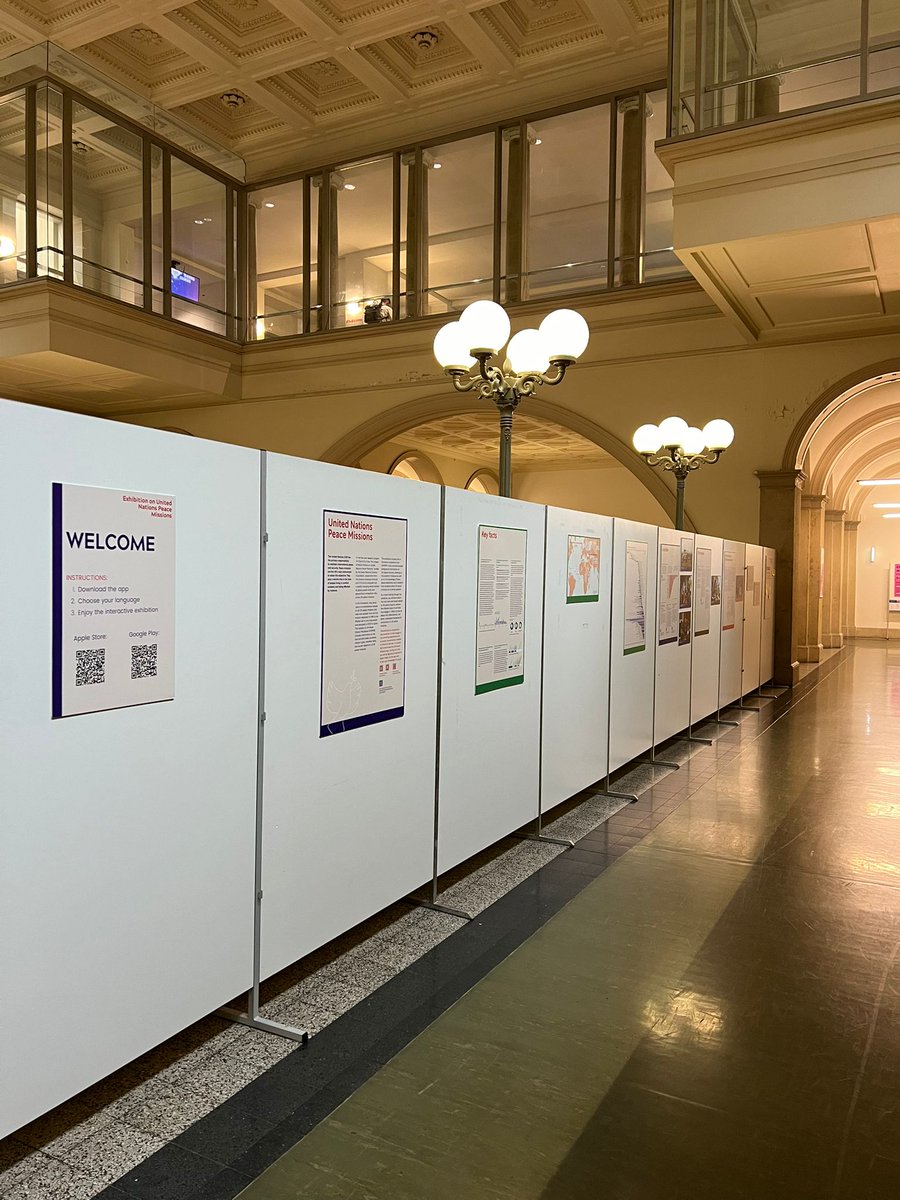 📢 Excellent news! The United Nations Peace Missions exhibition is back at the ETH Zentrum campus. 📅 27 May to 14 June 2024 📍 Zürich Zentrum HG G Gallerie 👉 More information: ow.ly/uhs250RXJqs #PeaceMissions #UNPMM @GVAGrad_CCDP @SaraHellmuller