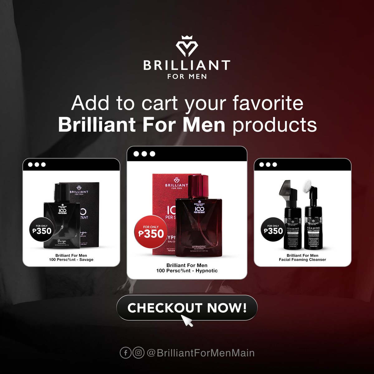 TIME TO CHECKOUT! 🛒

Make your wish list a reality by adding Brilliant for Men products to your cart now! 😉

Set your alarm and shop smart! 🤑

#BrilliantForMen 🖤
#BrilliantSkinEssentials ✨