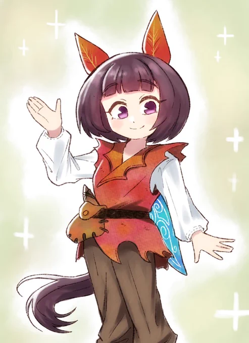 キャストさんコスチュームのニシノフラワー 
