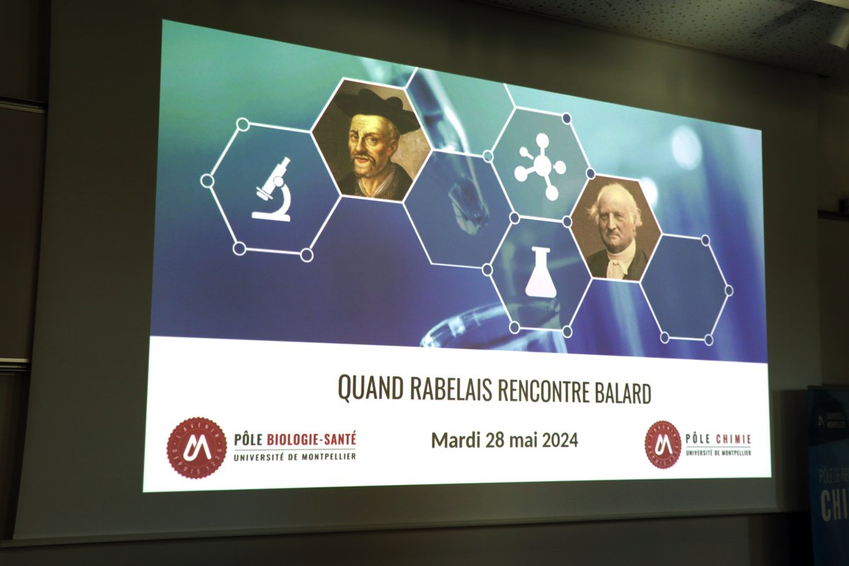 Philippe_Auge's tweet photo. L'interdisciplinarité à l'honneur de cette journée des pôles de recherche Biologie-Santé et Chimie @umontpellier organisée à @enscmchimiemtp. Au programme : grandes réussites, focus sur les plateformes technologiques ou encore perspectives au service de l'excellence scientifique https://t.co/UORtlr0BGq