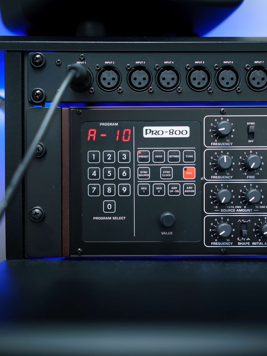 What number are you punching in?

Shipped with a wide array of pre-programmed presets for you to enjoy.

Dive into a lush landscape of synth sounds with PRO-800.

#behringer #synthsforall #behringerpro800