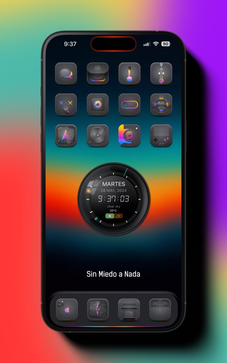 Today is a hot day in Madrid ,so for that a hot screen with @Attairdu57slm #Icons @Asmifrere #Widgy @vukandric @animockapp @PakoPod @WallsPPs @SolShulz30 @Dazednconfuzed4 @aaaoy