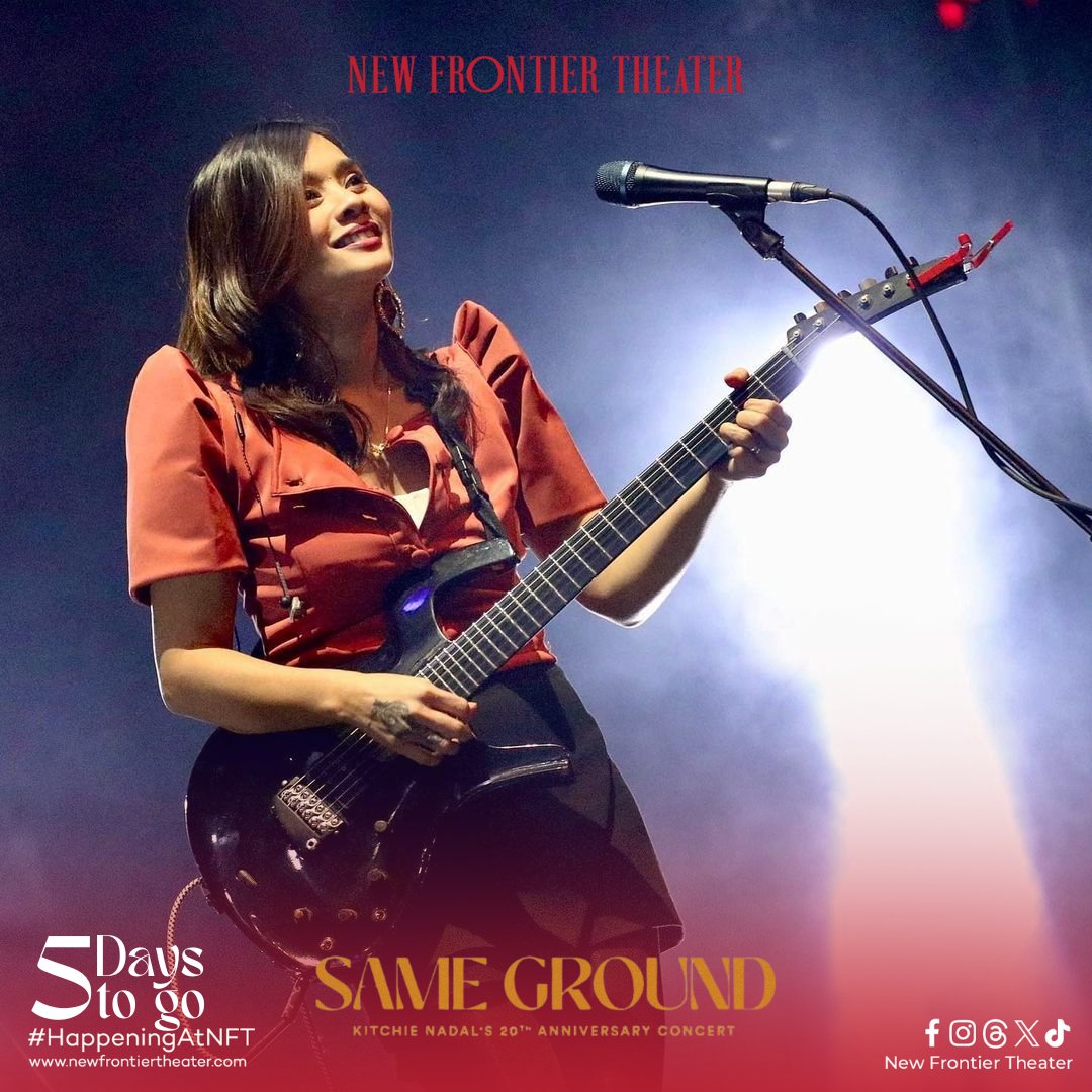 NewFrontierPh's tweet image. Together let's celebrate one of the most compelling talents that OPM has to offer. Kitchie Nadal takes over the New Frontier Theater in 5 days.

Tickets are still available at ticketnet.com.ph/event-detail/S…

📸 @gustavpula

#KitchieNadal #KitchieNadalAtNFT #SameGround