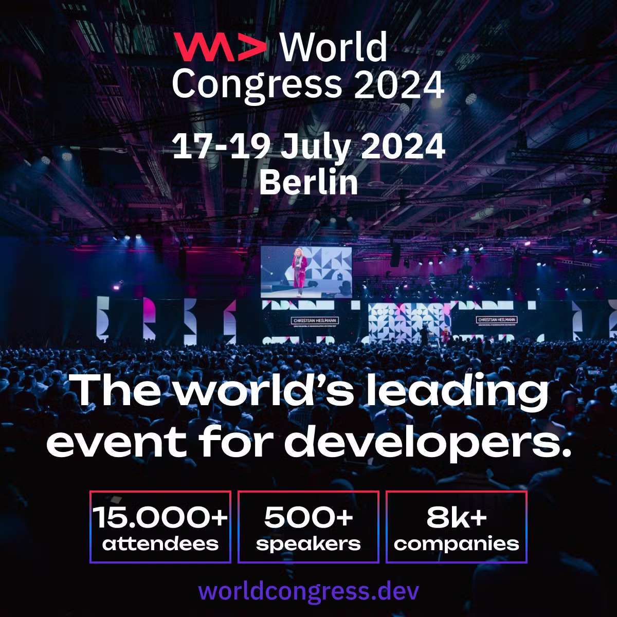 Join <a href="/WeAreDevs/">WeAreDevelopers</a> World Congress, the world’s leading event for developers from 17-19 July in Berlin.

WeAreDevelopers is welcoming 15,000+ developers and 500+ speakers for an unforgettable event this summer. Use “WWC_Framsia” discount code for 15% off.

worldcongress.dev