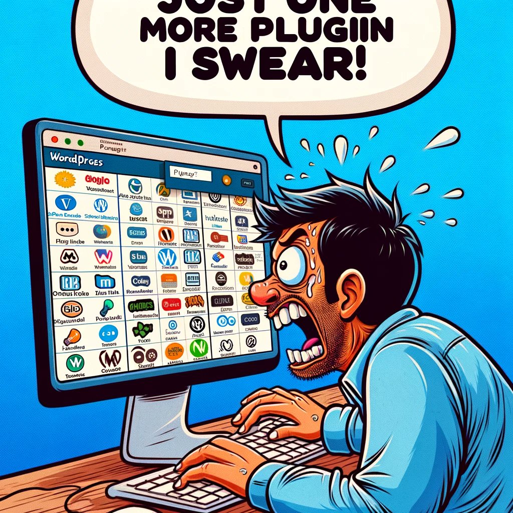khurram_malik6's tweet image. When you realize you've installed more plugins than there are hours in a day... 🕒🔌 #WordPressLife #PluginAddict #WebDevProblems