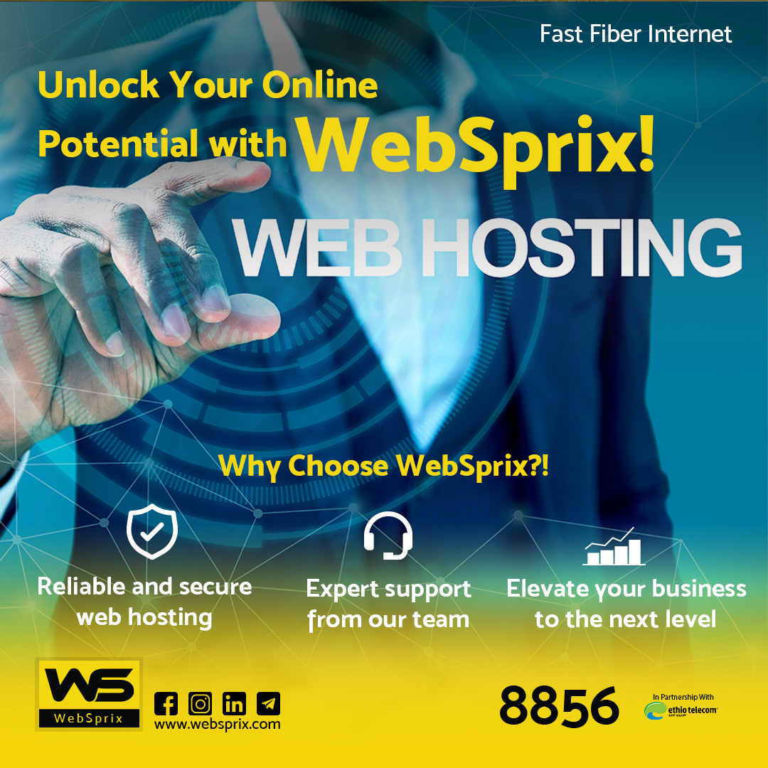 Ready to get started? Contact us today and experience the difference!

🔗 Visit our website for more details and to register online: WebSprix Web Hosting Services

🚀 Don’t wait! Take your business to the next level with WebSprix!
#Websprix  #WebHosting #OnlinePresence
