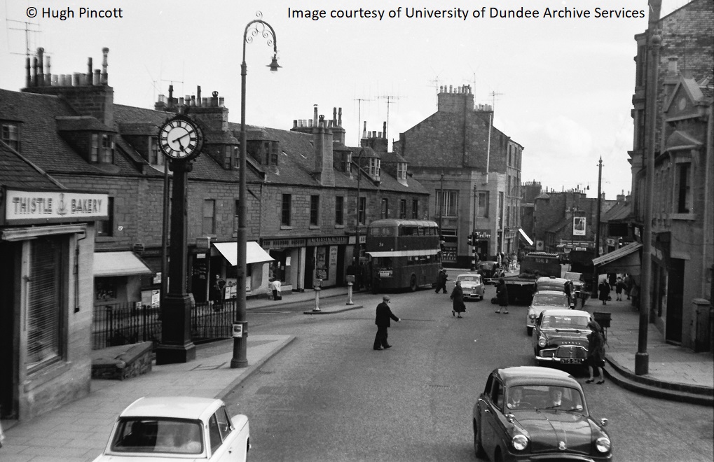 #ThrowbackThursday Great Hugh Pincott #photograph of a busy scene at the top of the Hilltown in 1964 #Archives #Dundee #DundeeUniCulture