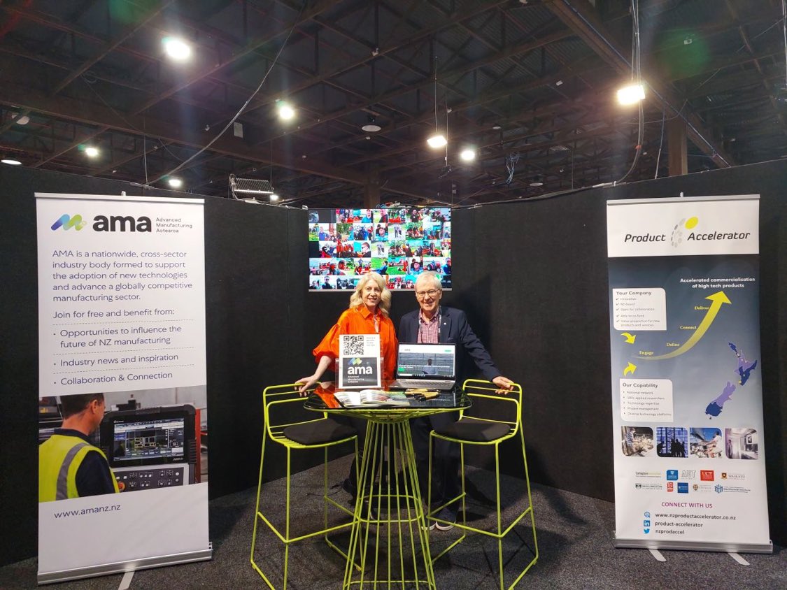 We are at EMEX on the Advanced Manufacturing Aotearoa stand-come along &amp; learn how our network can help your business