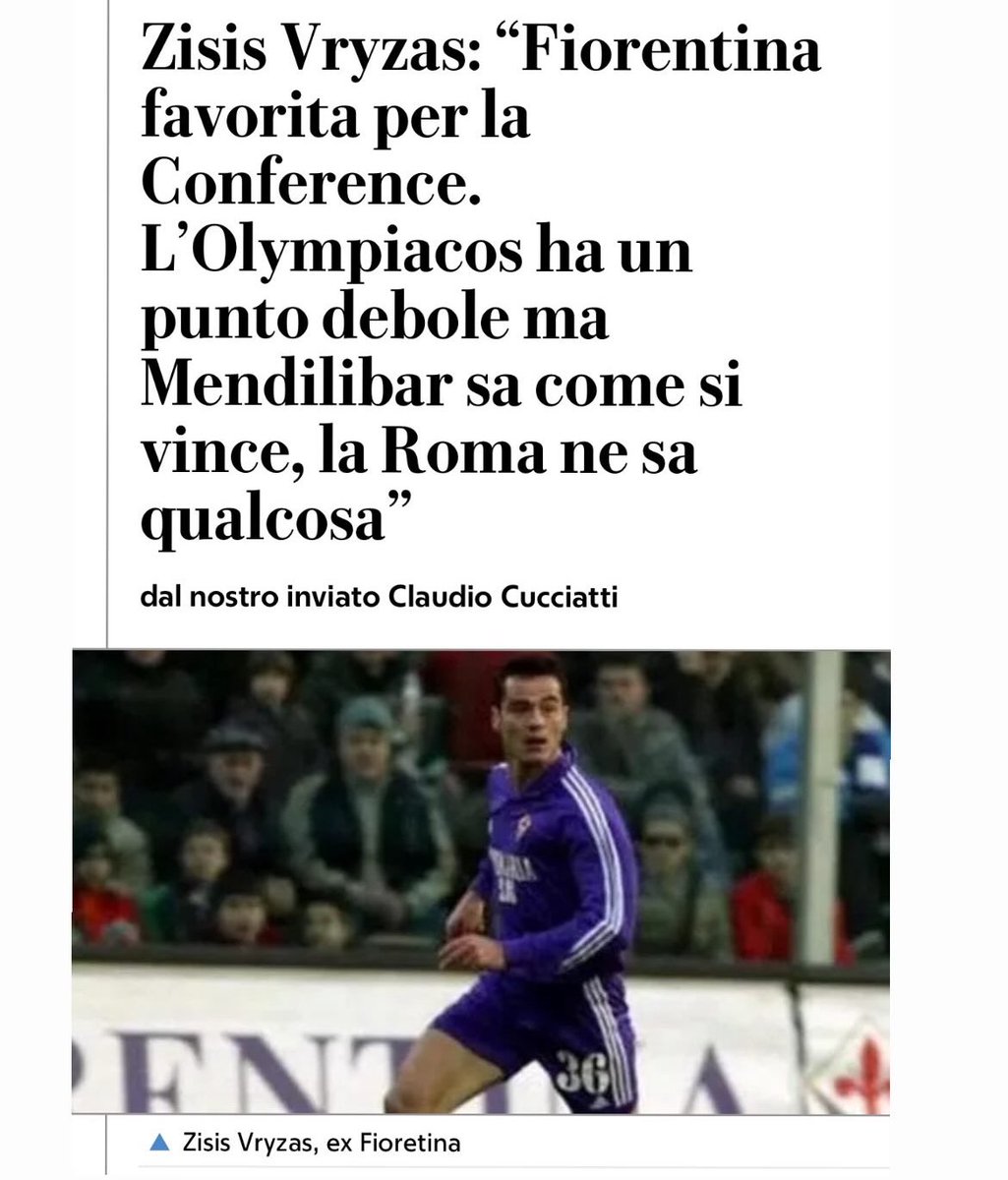 L’iintervista su <a href="/repubblica/">Repubblica</a> 👉 repubblica.it/sport/calcio/c…