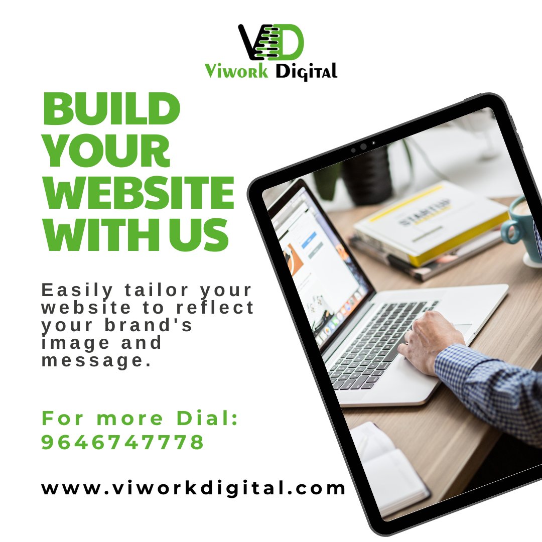Ready to build your dream website?

Viwork Digital is here to help you build a stunning, functional, and user-friendly website that meets your unique needs. 

Contact us: 9646747778, viworkdigital.com

#viworkdigital#websitedesign#digitalmarketing#seo#smm#boostyourbrand