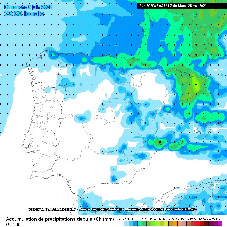 🤩 Les sortides deterministes de GFS i ECMWF veuen moviment. 

👀 Sembla que amb l’entrada d’aire 🥶  fred podem tenir pluges de divendres a diumenge.

💧 Encara hi ha diferències en els acumulats, caldrà seguir-ho.

#Projecte4Estacions