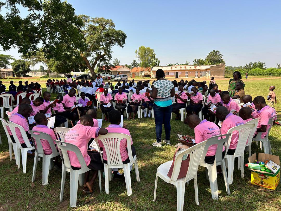 Creating a #PeriodFriendlyWorld means directly involved young girls in programs designed to achieve proper menstrual Health and Hygiene:
We are in Butaleja District for the International #MHDay2024 celebrations led by the @Educ_SportsUg