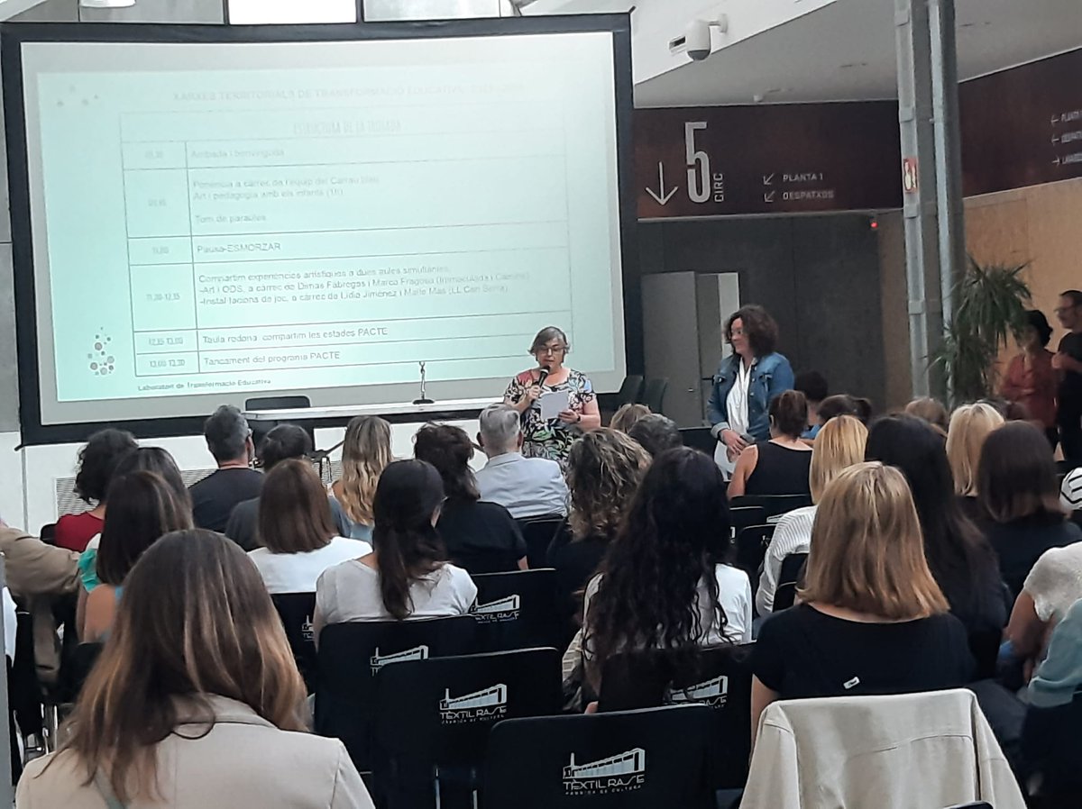 Iniciem la jornada de XTTE del Maresme- Vallès Oriental al <a href="/textilrase/">Tèxtil Rase</a> de Cardedeu