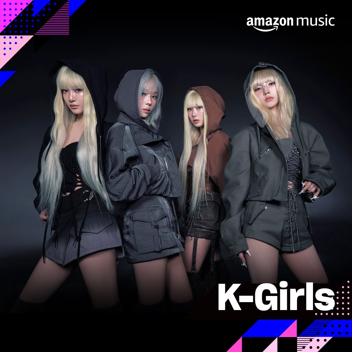 Look who's on the cover of @Amazonmusic's K-Girls playlist! Head over and listen to 'Armageddon' now! 💿 amzn.to/3NQcYzI 🩶 amzn.to/4aA3LU5 #aespa #æspa #에스파 #Armageddon #aespaArmageddon #Supernova #aespaSupernova @amazonmusicjp