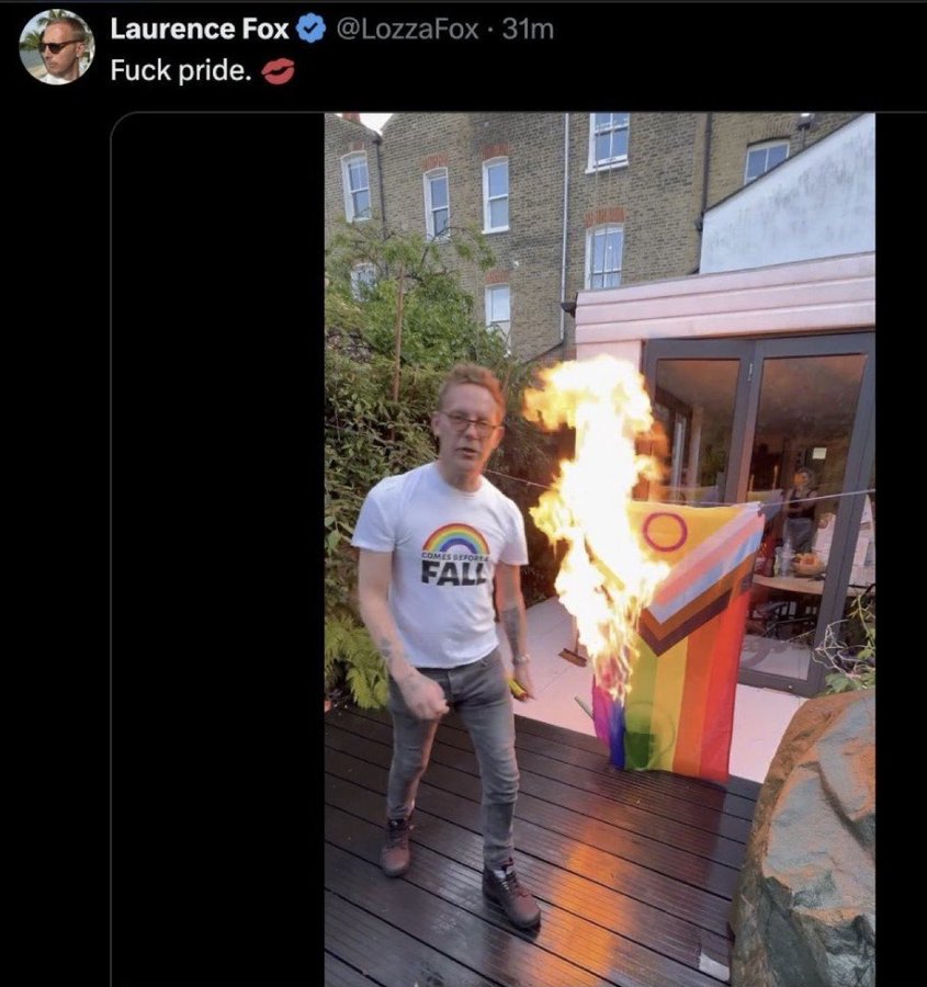 Is Laurence Fox committing a hate crime?