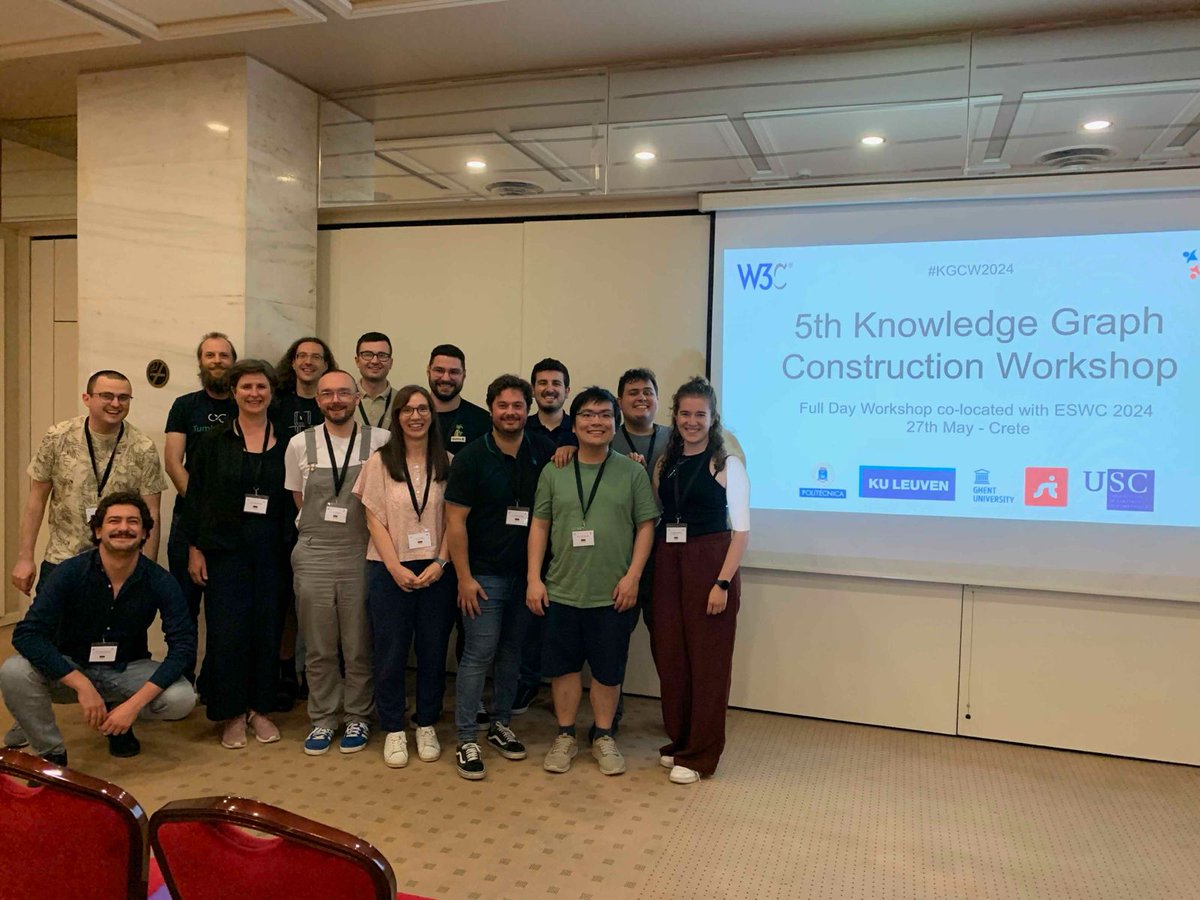 And one more year the KG Construction Workshop #KGCW2024 comes to an end! Thanks to all the attendees, the participants and the organizers for the wonderful job and making possible this fantastic edition 🤗