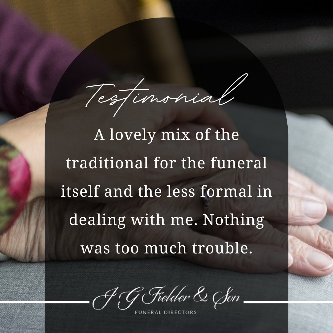 Being a family business, we put human connection and support first. 

We are committed to making this difficult process as easy as possible, honouring your loved one in a truly special way.
#TestimonialTuesday #ClientTestimonial #FuneralDirectors #Mourning