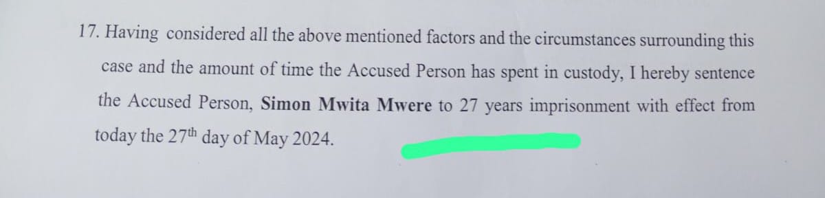 's tweet image. This is H

H is a mama fua who was asked to wash clothes for a client, but was locked in, beaten, abused &amp;amp; raped her. 

We walked th6is journey with H and yesterday was sentencing. We never missed court, accompanied her. He threatened us all. We kept on.

27 years in jail.  Fin.
