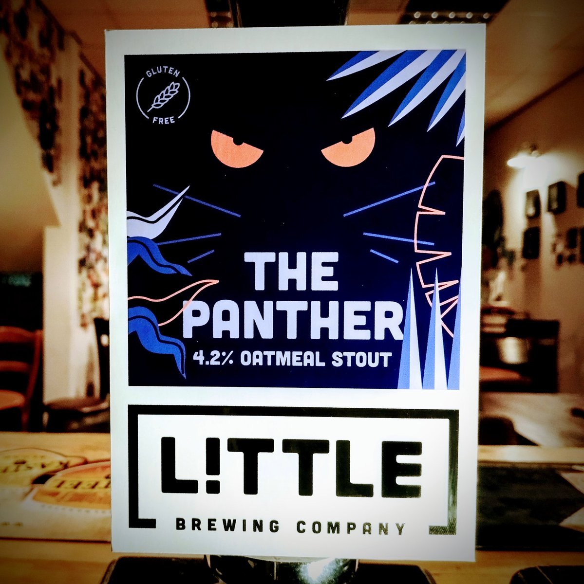 Back tonight after our usual Bank Holiday skive! New cask stout on the pumps from Little Brewing - dark, smooth and tasting bigger than it's 4.2% abv. It's another gluten-free beer too, giving us two beers for the celiacs on draught at the moment! Open at 4pm 👍 #colwynbay #pub