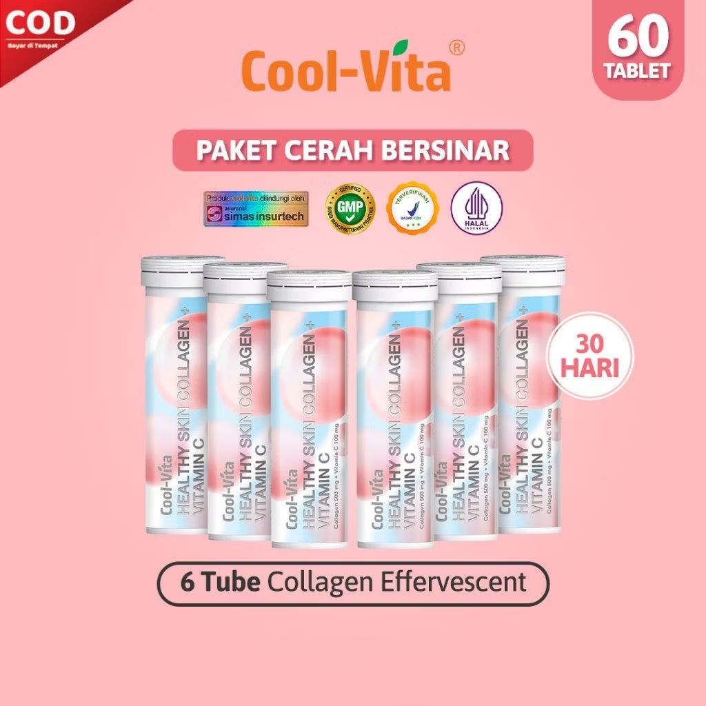 [HARGA SPECIAL LIVE] 6 Botol Coolvita Paket Cerah Bersinar 30 Hari Collagen Effervescent Rasa Peach Untuk Kulit Glowing 

🔗 Link :  s.shopee.co.id/6Kiqdq8LEr

-