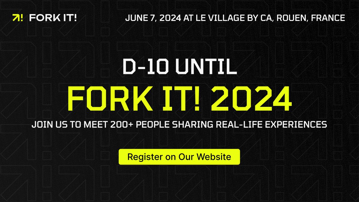 🚨 Only 10 days left to register 🚨

All our early bird tickets are sold out, but there are still spots available 🚀

Come explore a variety of topics throughout the day. Ticket link in thread 🔗