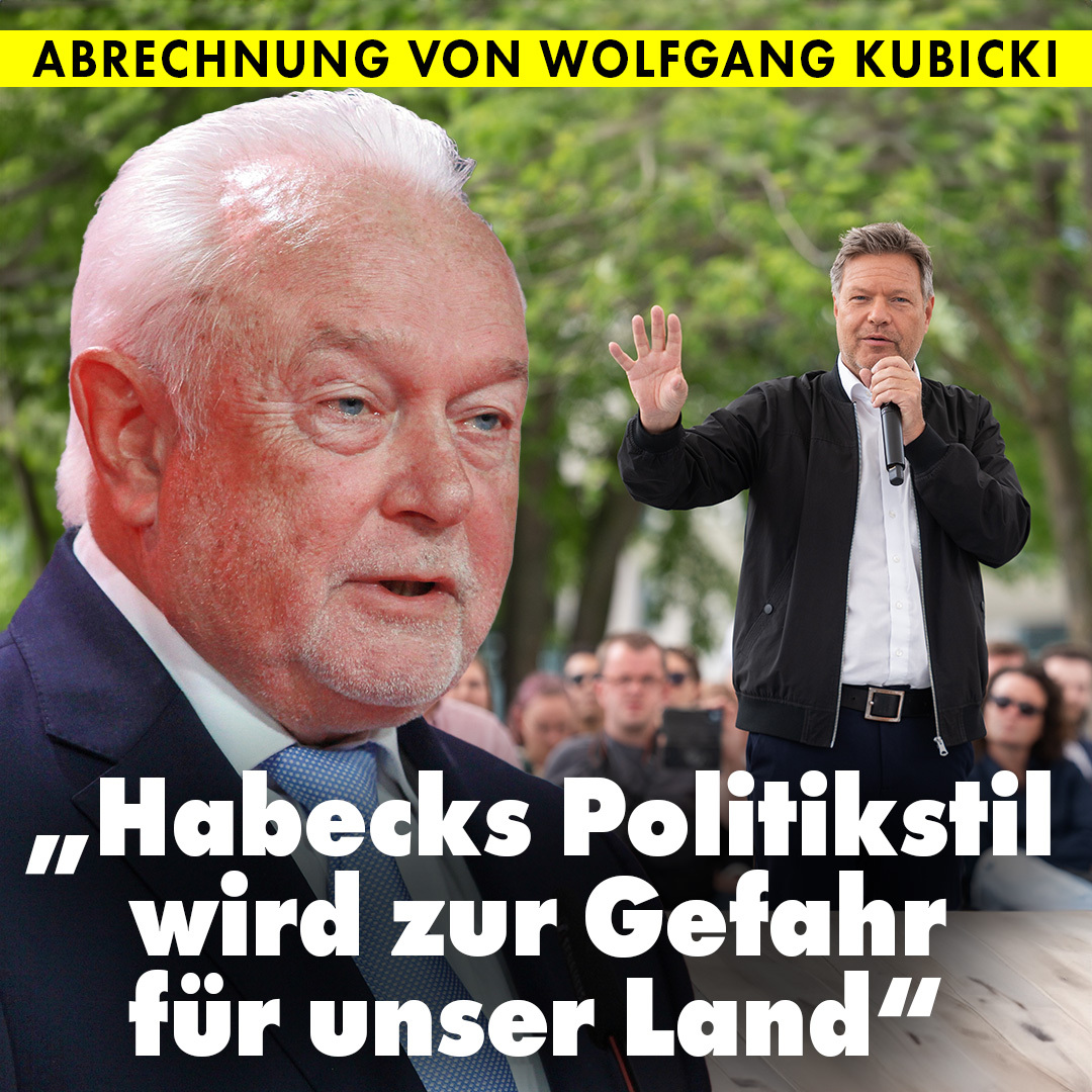 In einem Text zur Politik des grünen Vizekanzlers relativiert FDP-Vize Wolfgang Kubicki absolut nichts. Er warnt: „Habecks Politikstil wird zur Gefahr für unser Land.“ Und er sagt noch so einiges mehr. Kubickis Urteil: vernichtend! #Habeck #Kubicki 
nius.de/news/abrechnun…