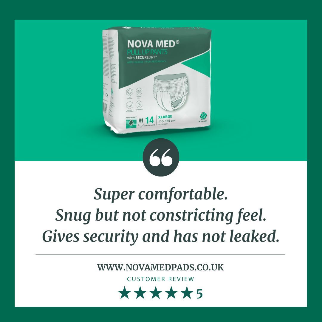 • Super comfortable ✅
• Snug ✅
• Secure ✅

👀 See for yourself why so many customers love using Novamed - buff.ly/4aBXp6K

#incontinenceawareness #incontinencecare #incontinencecaretips #continence #continencecare #urinaryincontinence #stressincontinence