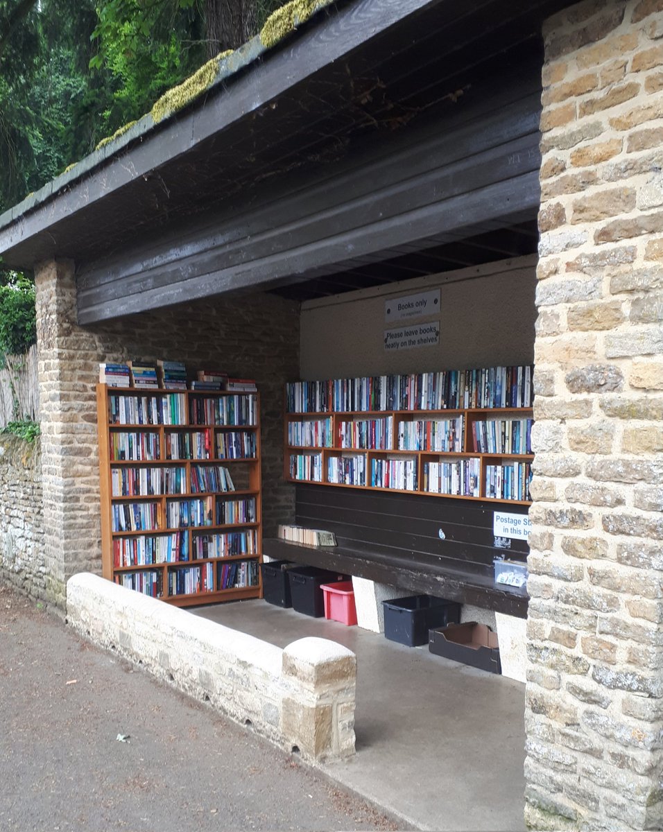 Village bus stop/library. Buses can't be that frequent 😄