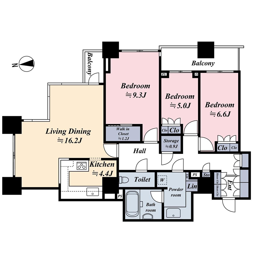High-rise luxury apartment for rent in #Takanawa, Minato-ku, #Tokyo. Within walking distance of Shirokane-takanawa, Takanawadai, and Sengakuji Stations.

Layout: 3 BR + 1 Storage + 1 Bath (102.90㎡)
Rent: JPY 650,000/month
Details: rb.gy/odyru2

#apartmentforrent