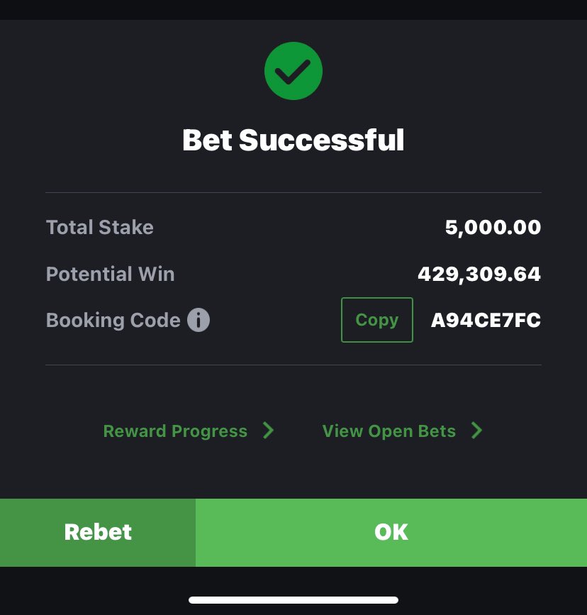 E fit be today🙏 60 odds trial again-A94CE7FC Flex by 1 just incase but I no pray fr cut abeg😩
