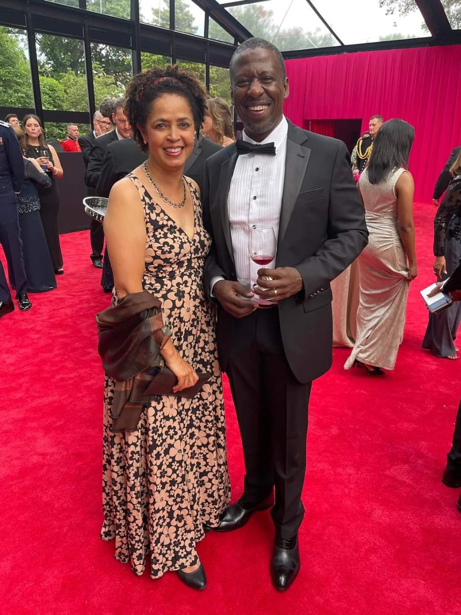 And dinner at the White House - a singular honour and privilege.
