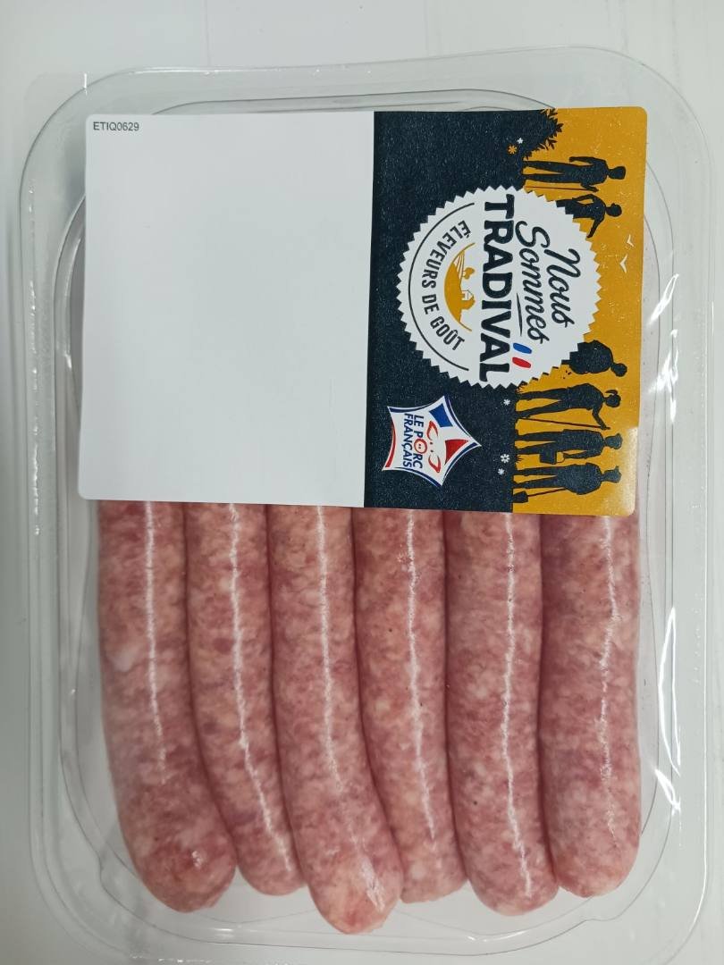 #RappelProduit chipolatas, chipolatas aux herbes, saucisses fumées, assortiment chipolatas et merguez - TRADIVAL

Risques : Inertes (verre, métal, plastique, papier, textile…)

Motif :  Présence de corps etrangers

rappel.conso.gouv.fr/fiche-rappel/1…