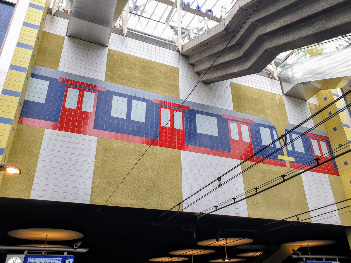 Rotterdam Blaak station #TilesonTuesday #Rotterdam #railwaystation