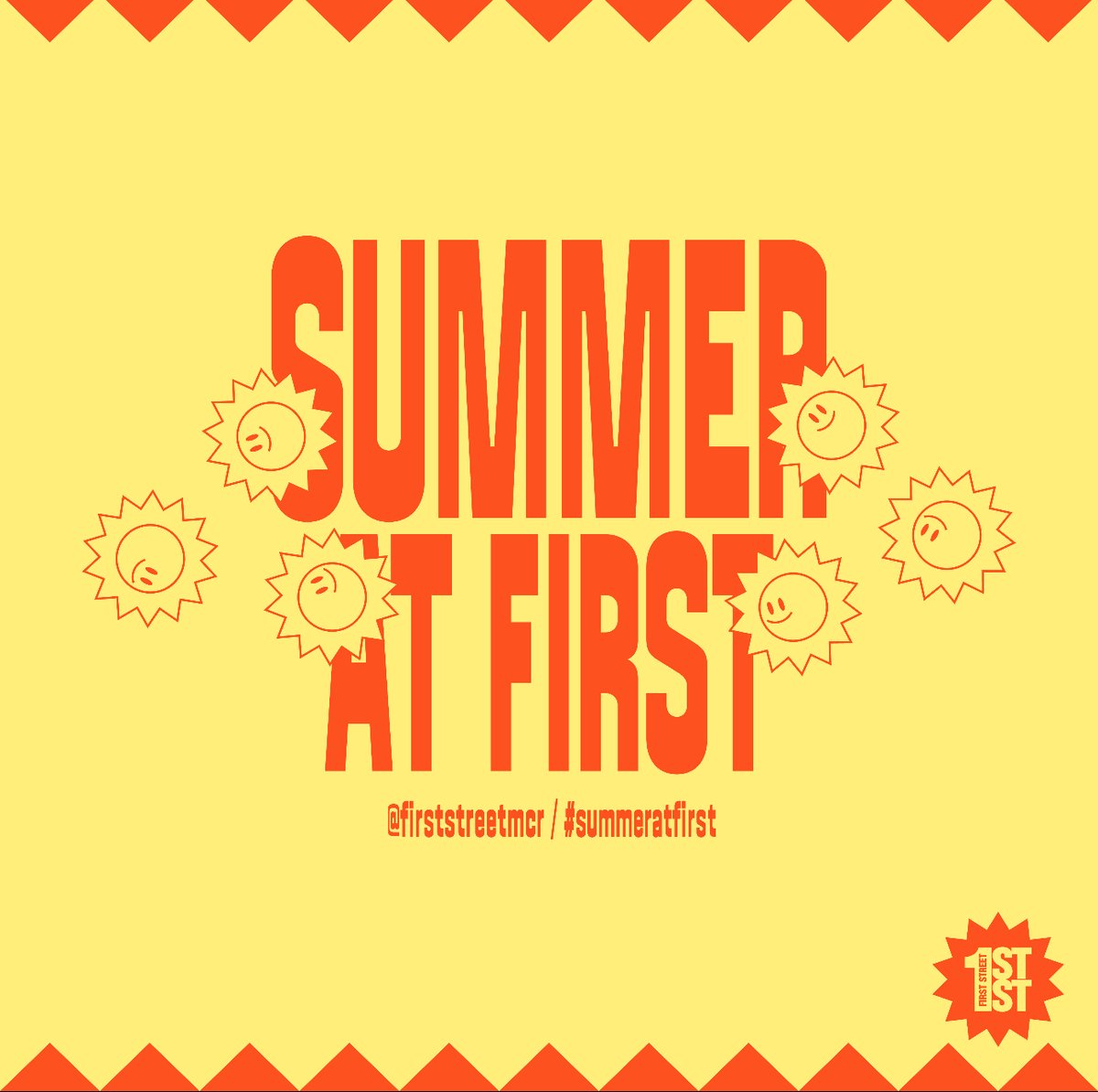 From the free opening weekend of <a href="/ManJazzFest/">manchester jazz festival</a>, to outdoor film screenings, and all your favourite sport, including Wimbledon, the Summer Olympics, Tour de France and much more - we're excited for another year of #SummerAtFirst! 

firststreetmanchester.com/events/2192/

☀️⛱🎾🍻🍦