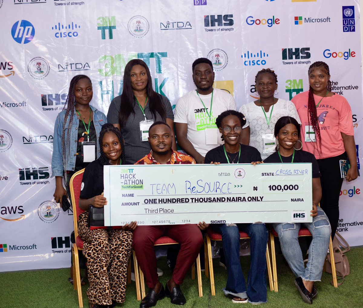 VictoriaNwanna's tweet image. The South South Regional #3MTTHackathon &quot;Tech for Good&quot; was successful after two days of intense innovation and collaboration. Grateful to the Honourable Minister @bosuntijani for driving @3MTTNigeria, the 3MTT team, @NITDANigeria ,and IHS for powering this initiative.