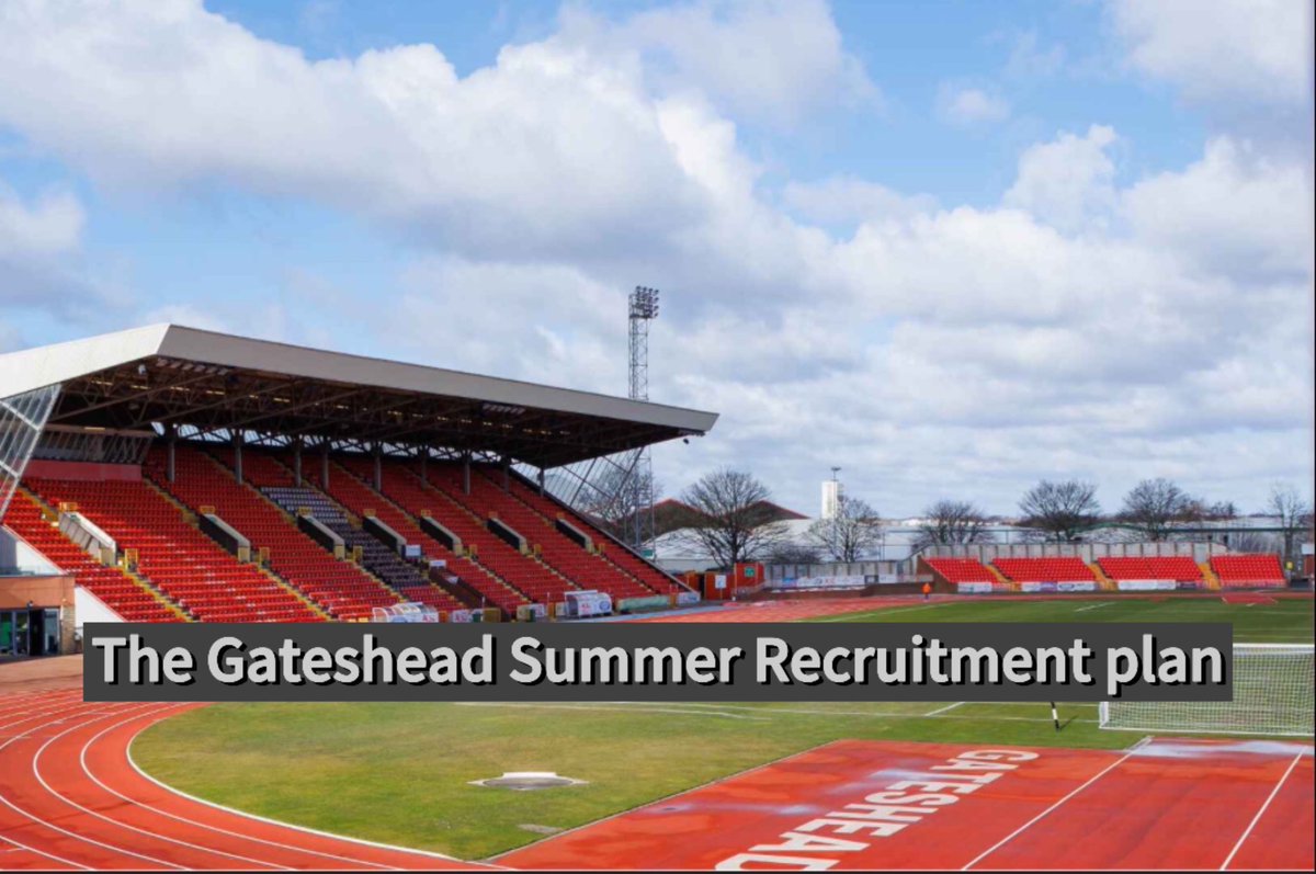 HeedQuarters's tweet photo. The Gateshead summer recruitment plan: part 4

The Box to Box CM 🧵 ✍️ 

Likes and RT’s are greatly appreciated.

#HeedQuarters #WorClub https://t.co/KTa3vjSnuR