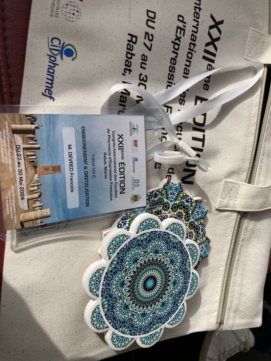 Francois Devred (@francois_devred) on Twitter photo 22eme édition du congrès de la #cidpharmef à Rabat. On commence avec le GT interprofessionnalité !
<a href="/doyenspharma/">Conf Doyens Pharmacie</a> <a href="/facpharmarseill/">facpharmarseille</a> @univamu <a href="/auf_org/">AUF</a> <a href="/um5rabat/">Université Mohammed V de Rabat</a> <a href="/UIASS2/">UIASS</a> 22eme édition du congrès de la #cidpharmef à Rabat. On commence avec le GT interprofessionnalité !
<a href="/doyenspharma/">Conf Doyens Pharmacie</a> <a href="/facpharmarseill/">facpharmarseille</a> @univamu <a href="/auf_org/">AUF</a> <a href="/um5rabat/">Université Mohammed V de Rabat</a> <a href="/UIASS2/">UIASS</a>