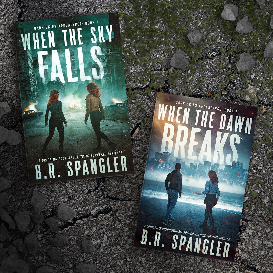 SecondSkyBooks's tweet photo. Survival thriller? We got you!

From USA Today bestselling author @BR_Spangler  comes a nail-biting dystopian thriller duology that'll keep you turning the pages!

When the Sky Falls (#1): https://t.co/gEPqLgZc2h
When the Dawn Breaks (#2):  https://t.co/XOvNT1vpeU

Out Aug 14th. https://t.co/n2UNdGOha2