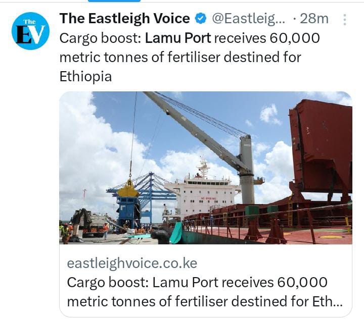 Lamu Port, a cornerstone of the LAPSSET Corridor, is set to become a major international maritime hub. This strategic port will enhance trade routes and connectivity, driving economic growth in the region. 
#LAPSSETCorridor
@lapsset