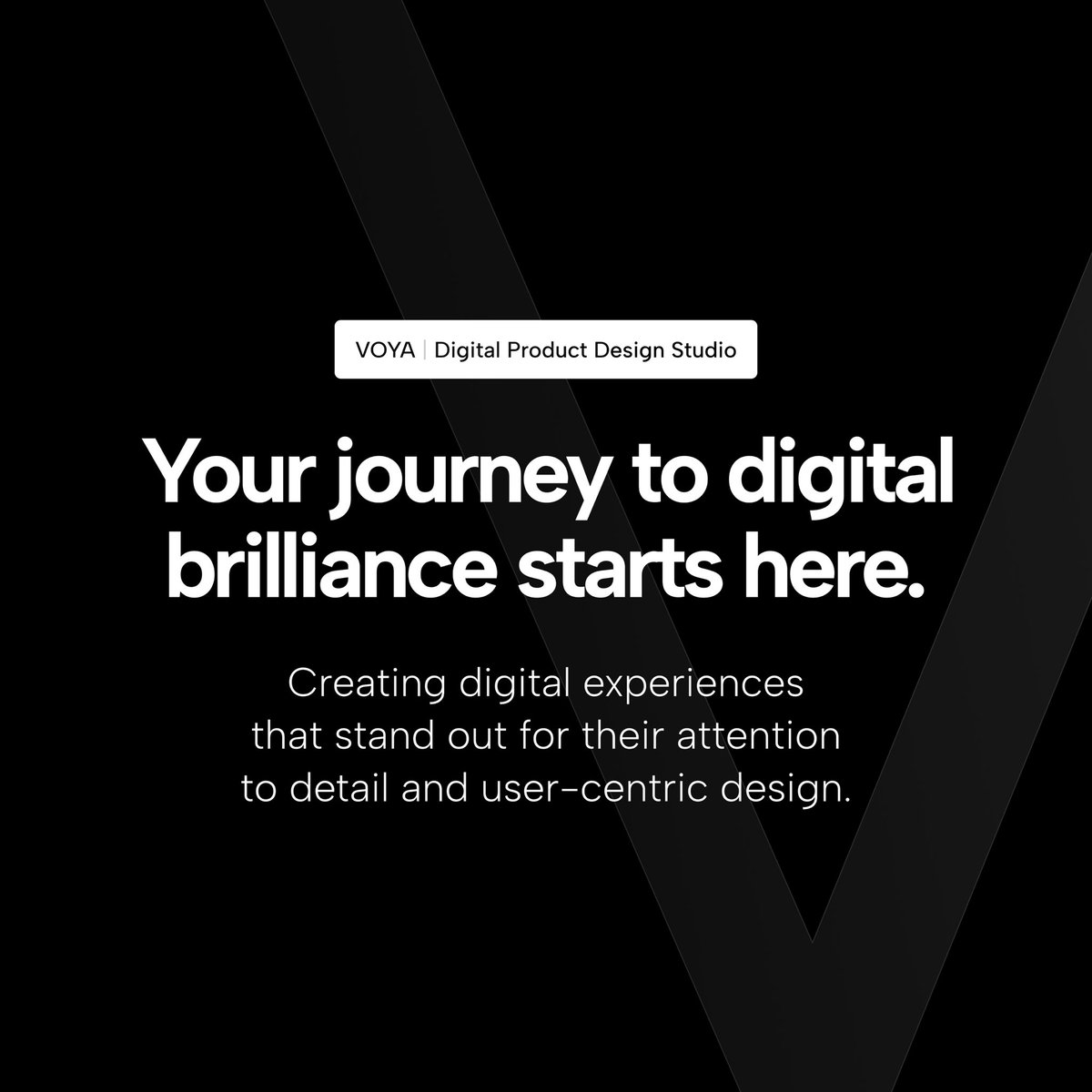 Your digital journey starts here, as we collaborate closely to define, design, and develop products that resonate with your ideas and evoke excitement. ⭐️ #VOYA #AuthenticallyRemote