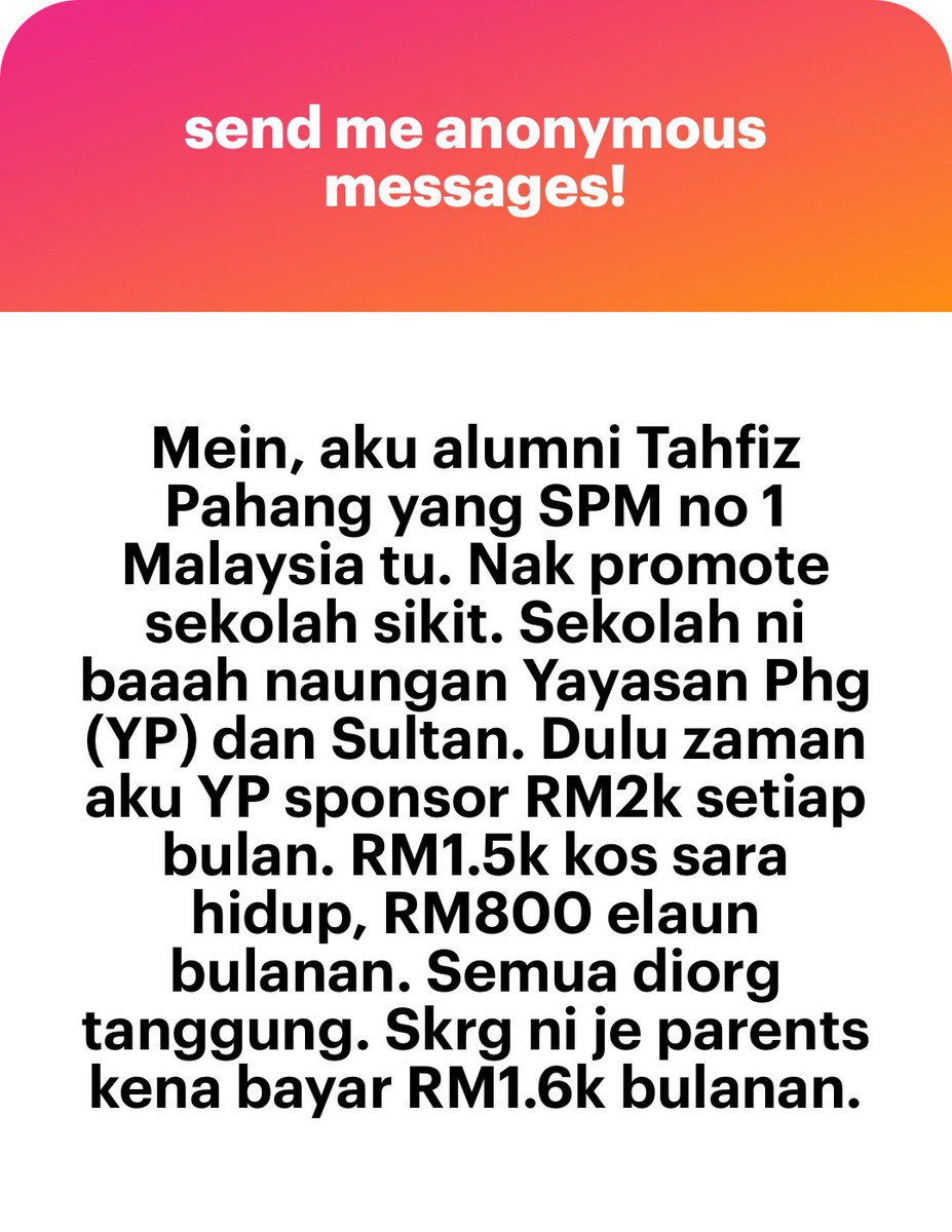 meinmokhtar's tweet photo. Sharing dari alumni tahfiz no 1 spm 2023 https://t.co/s9lfFhXvTz