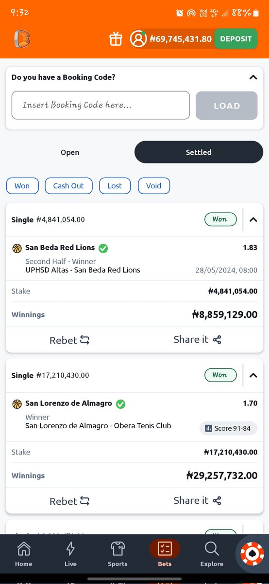 jujupunter's tweet image. 10 Million naira BOOM 💥  ✅️✅️✅️💥😁🔥🔥🙌✅️💥❤️🙏✅️✅️✅️✅️✅️✅️💥💯🤑🤑🔥🙏✅️❤️✅️✅️t

DEPOSIT 3000 naira in UR BETANO acct
👇
gml-grp.com/C.ashx?btag=a_…
PROMOCODE IS LEGITCALCULATOR
