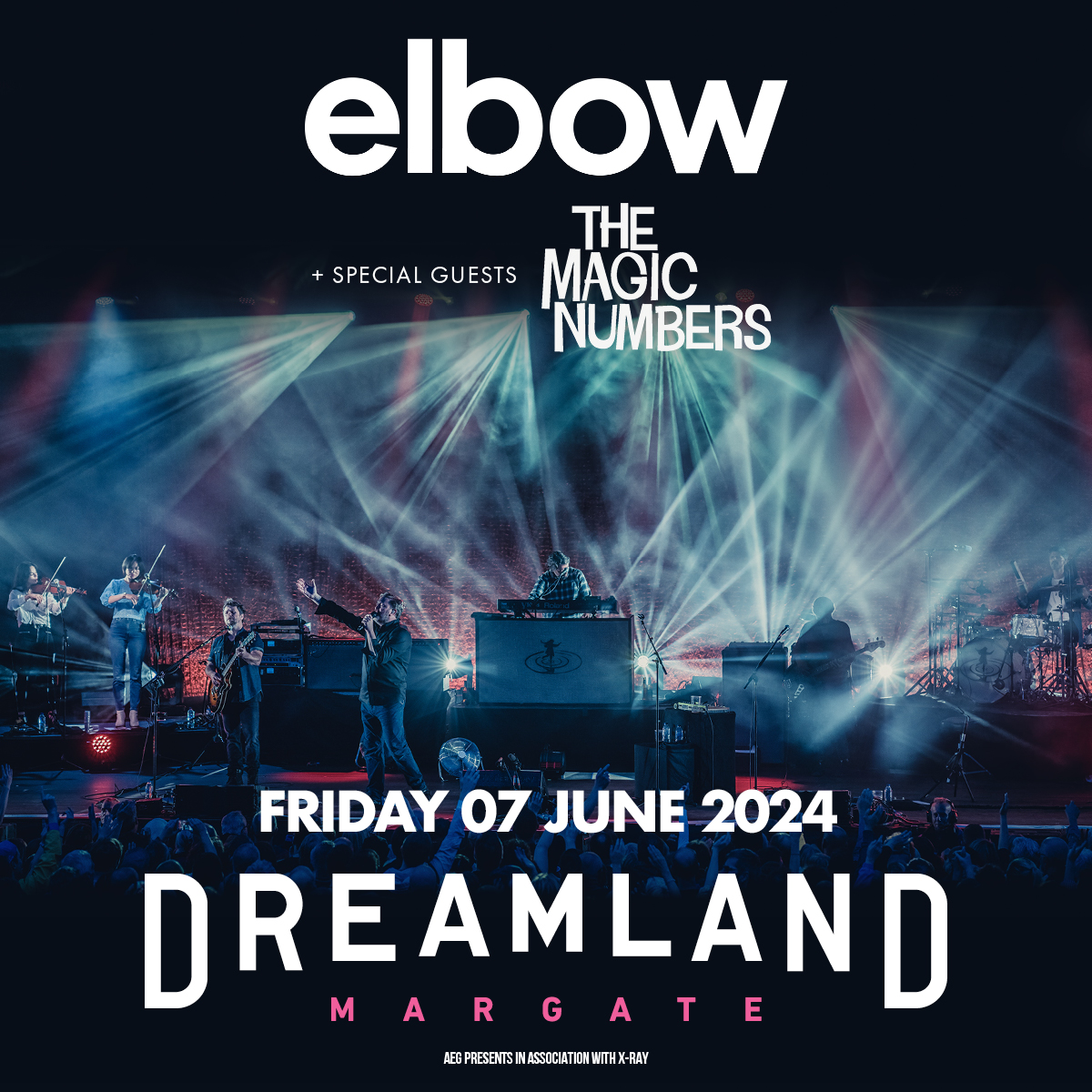 It’s almost time for elbow’s very special headline show at <a href="/DreamlandMarg/">Dreamland Margate</a> on Fri 7th June, with special guests <a href="/themagicnumbers/">The Magic Numbers</a>.

Final tickets on sale now at: axs.com/uk/events/5293…