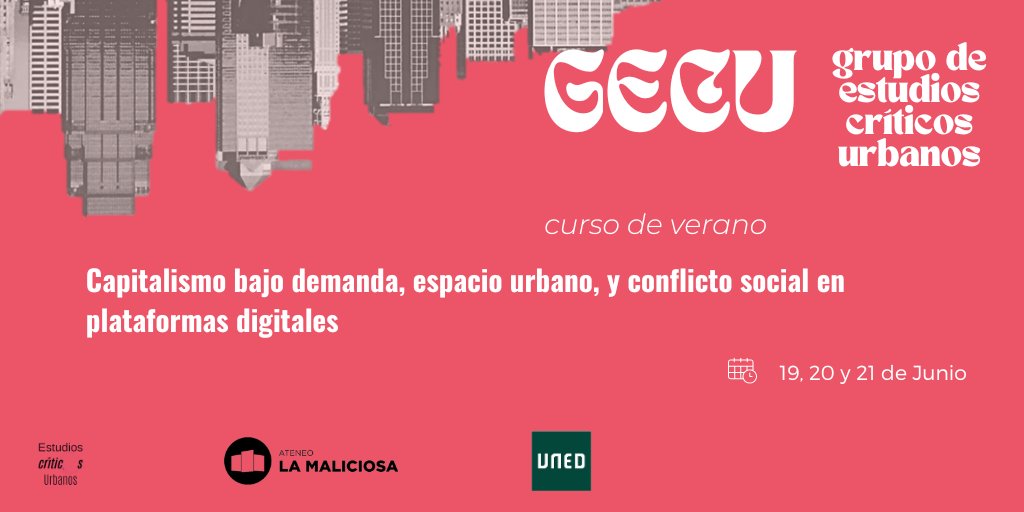 Grupo Estudios Críticos Urbanos tweet media